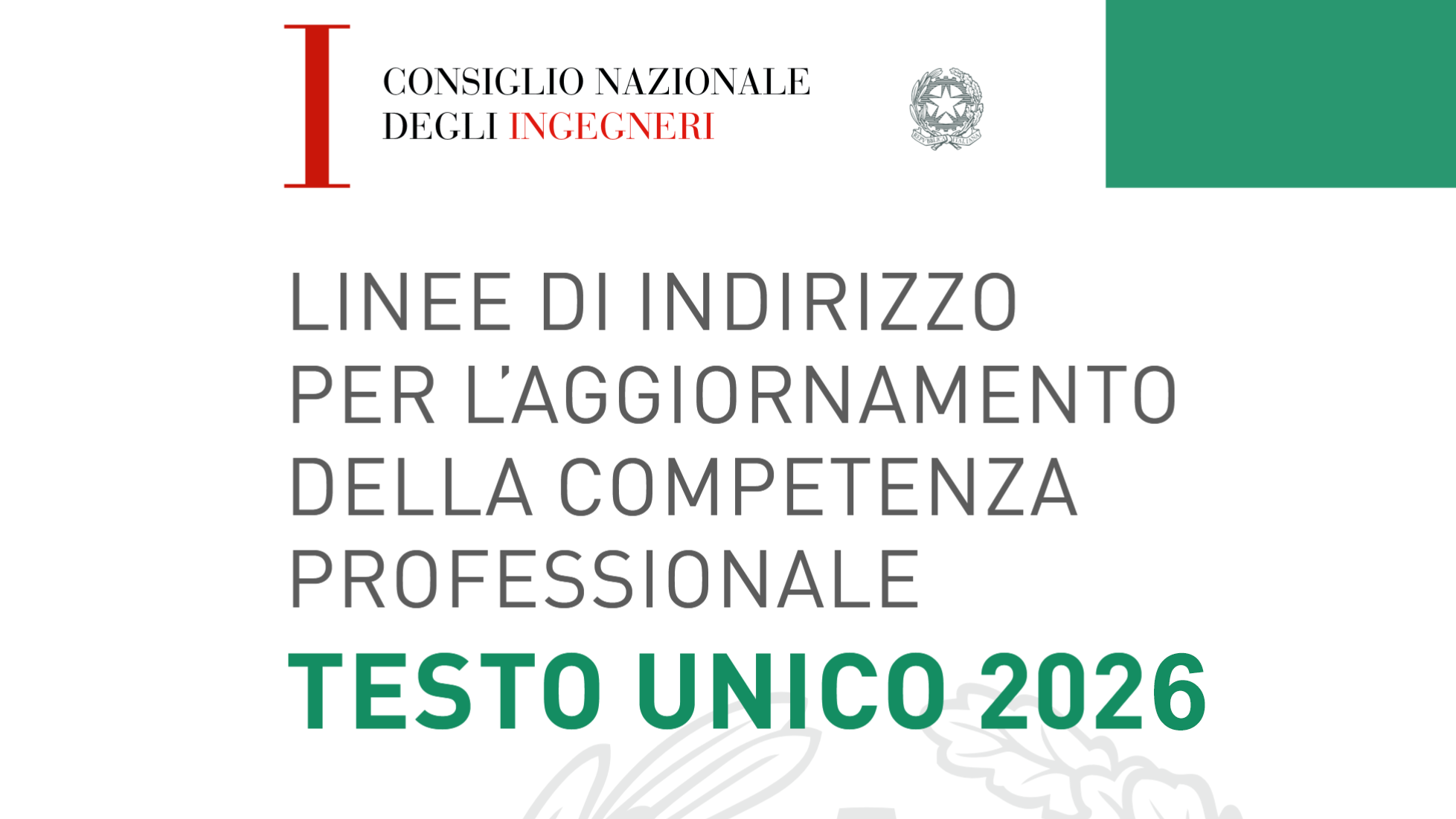   Formazione professionale e Testo Unico 2026  